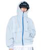 Glack Gzj002 Merlin Seersucker Check Windbreaker (Sky Blue)