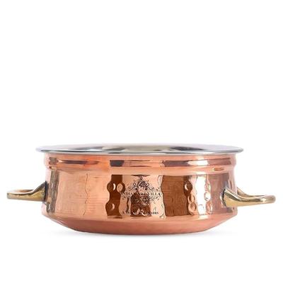 Steel Copper Serving Handi Bowl, Serveware & Dinnerware, 600 ML