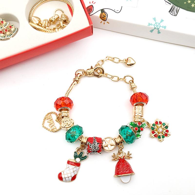 Gold Christmas Countdown Calendar: DIY Jewelry Set Gift