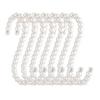 1/2/3Pcs/Lot White Pearl Beads Hanging S Hooks Non-Slip Ornament Hook S Shaped Creativity S Hooks For Closets Clothing Shop