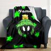 Customiz Name Personality Marvin the Martian  Blanket Soft &Warm Sofa Office Bed Travel Lunch Break Blanket, Gift Suitable All Seasons