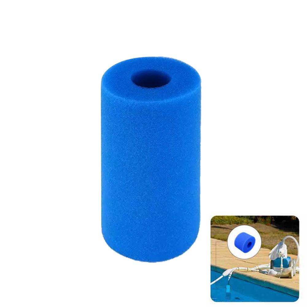 3Pcs Swimming Pool Filter Foam Reusable Washable for Intex S1 Type Pool Filter Sponge Cartridge Suitable Bubble Jetted Pure