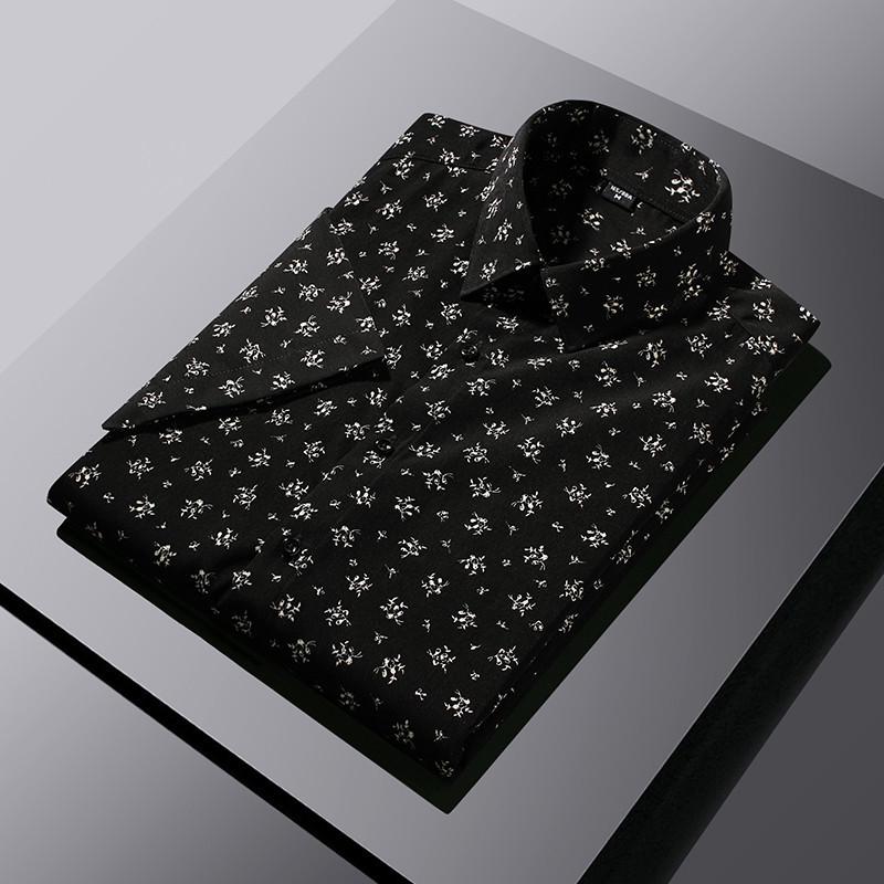 

Winter Treasures Digital Floral Short Sleeve Business Shirt Medium чёрный