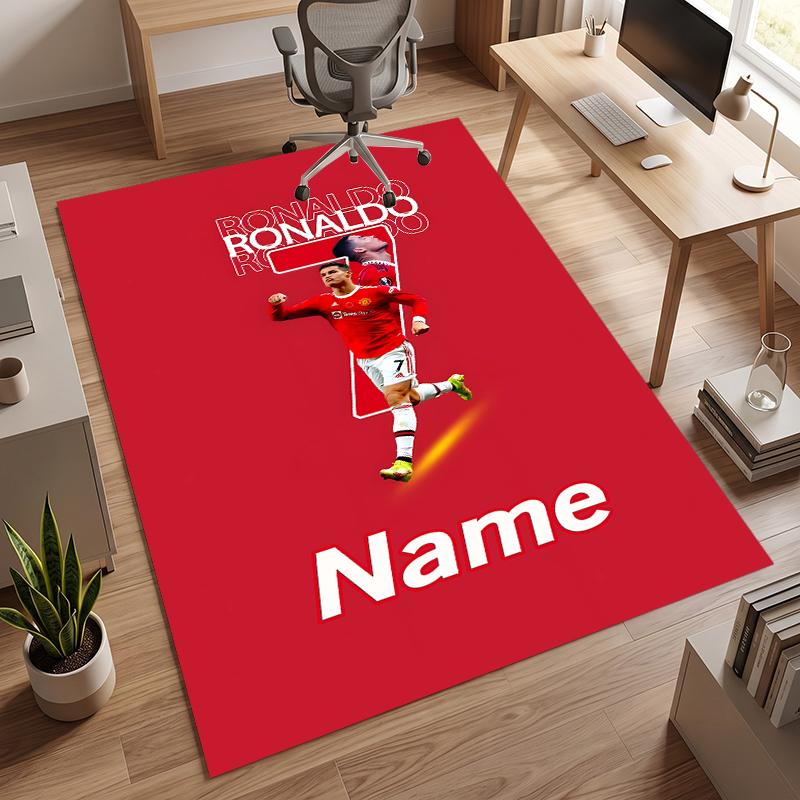 CR7 (5) Personalisierter Name Büro Teppich Stilvolle Dekoration für Wohnzimmer Schlafzimmer Küche