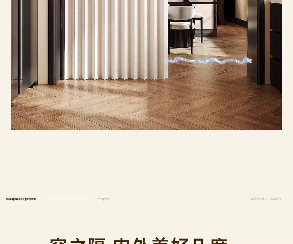 Premium Imitation Linen Door Curtain for Bedroom, Kitchen, and AC Shading