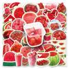 50pcs Fresh Fruit Watermelon Stickers for DIY Decoration - Perfect for Water Bottles and Laptops