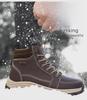 2024 Autumn/Winter Large Size Martin Boots - High Top, Casual Cotton Hiking & Workwear Shoes