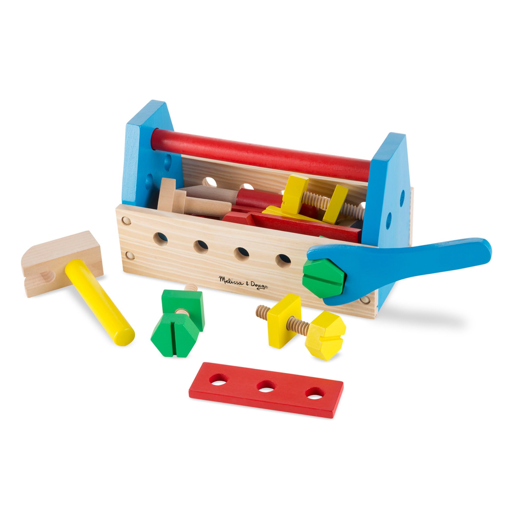 

Melissa & Doug Wooden Toy First Tool Toy Set, Ages 3 and Up, 24 Pieces, Authentic, Product Number 494