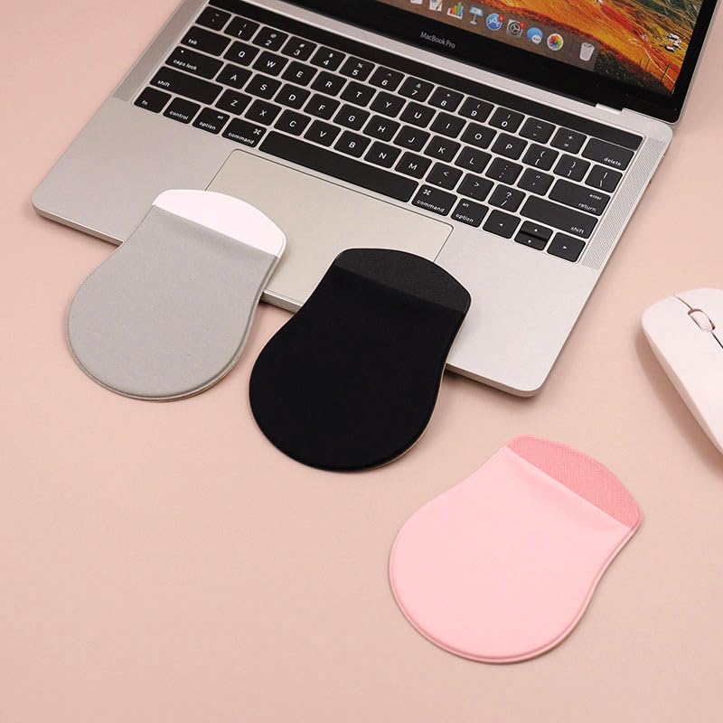 Universal Stick-On Mouse Pouch Mouse Holder for Mouse Sleeve for Laptop Reusable Adhesive Storage Cover Office Worker Mouse Storage Bag, Mouse Pads,