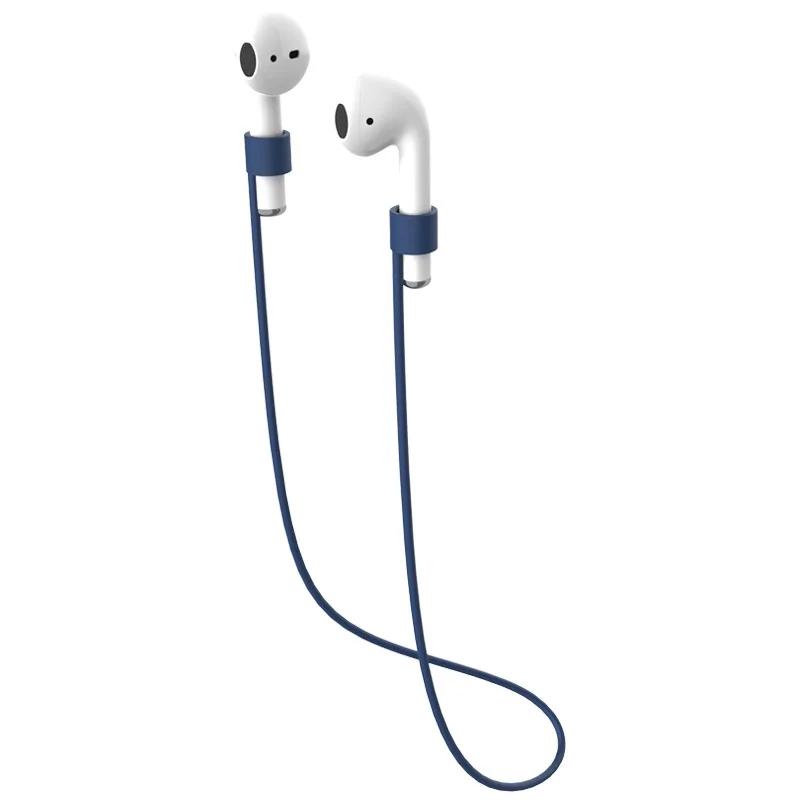 Earphone Strap for AirPods Wireless Headset Loop String Rope Anti-Lost Silicone Cable for Wireless Earphone Random Color
