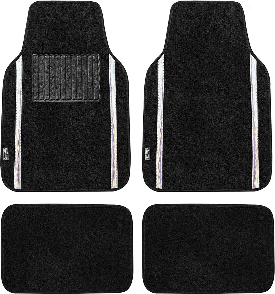 FH Group Group White Universal Fit Car Floor Full Fits Galaxy 13 and 64 X 30 X 46cm Imported from F14413WHITE (FH International) Mats, Set, Cars,