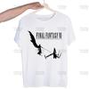 Final Fantasy 7 Fan Art Harajuku Men's Tshirt Printed Unisex Short Sleeve T-shirt Cool Cartoon Casual Male Streetwear Tops