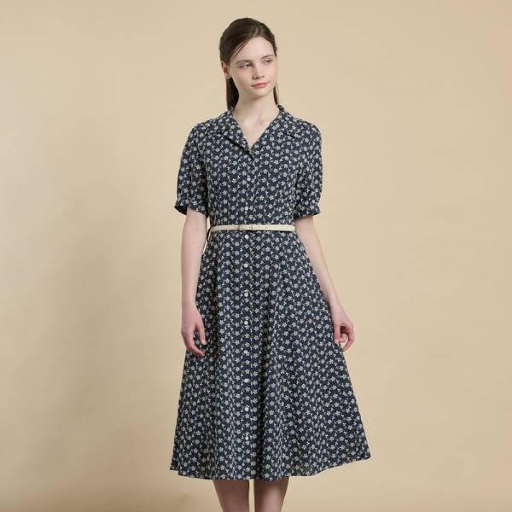 

Bcbg Flower Embroidery Dress B6m4o682 Navy (55)/55