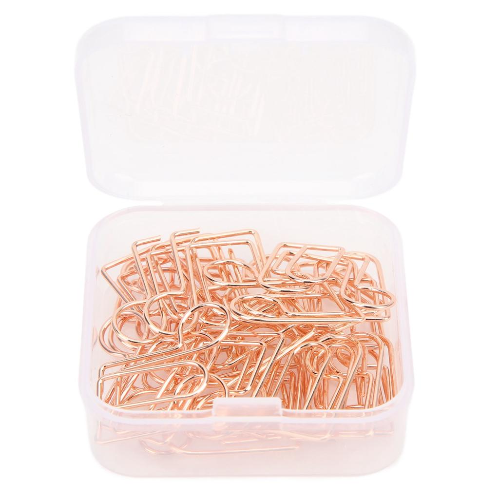 20 Paper Clips Cute Musical Note Shaped Durable Rustproof Paper Clips for Paperwork Ideal for Home
