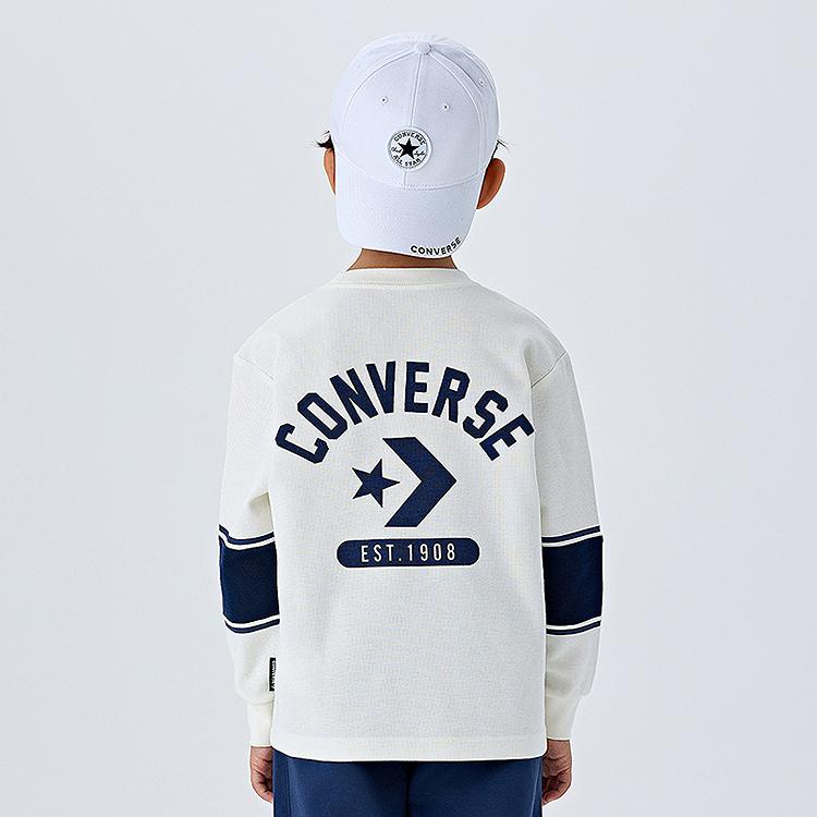 Converse T Shirt Classical Style White Children Aged 3 7 Years Old CV2512418PS-001