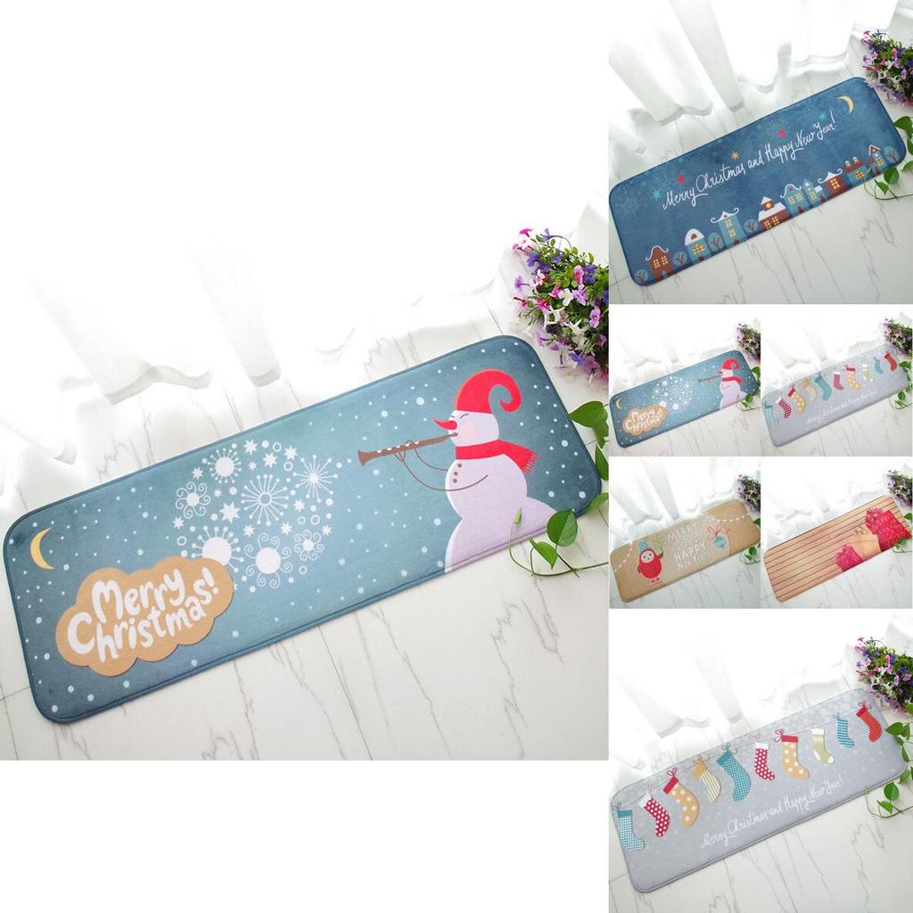 Premium Quality Christmas Floor Cover Mats With Soft Non-slip Rug For Home Decoration