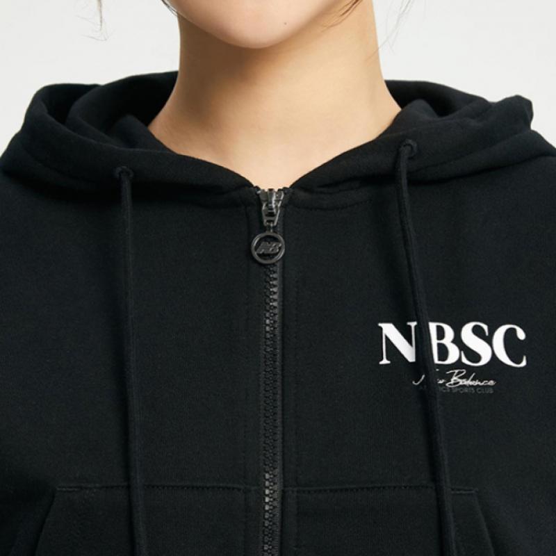New Balance Women S Semi Crop Hoodie Zip Up Nbmdd3w852 50
