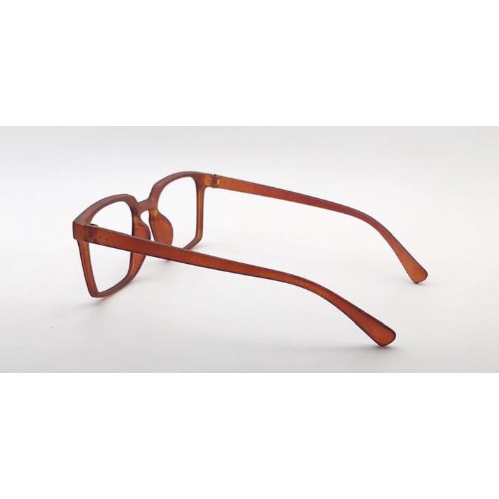 RSINC Vollrand Kunststoffrahmen/Brille/Brille, Optisch, Für Männer Und Frauen, Braun R-02 R-02