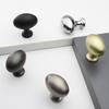 Poignées de Meuble Ovales en Alliage de Zinc à Trou Unique Disponibles en Plusieurs Couleurs Adaptées aux Poignées d'Armoire de Cuisine et aux Boutons de Tiroir