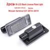 2x 18-LED Black License Plate Lights for Nissan Serena C27 (2016-2019)