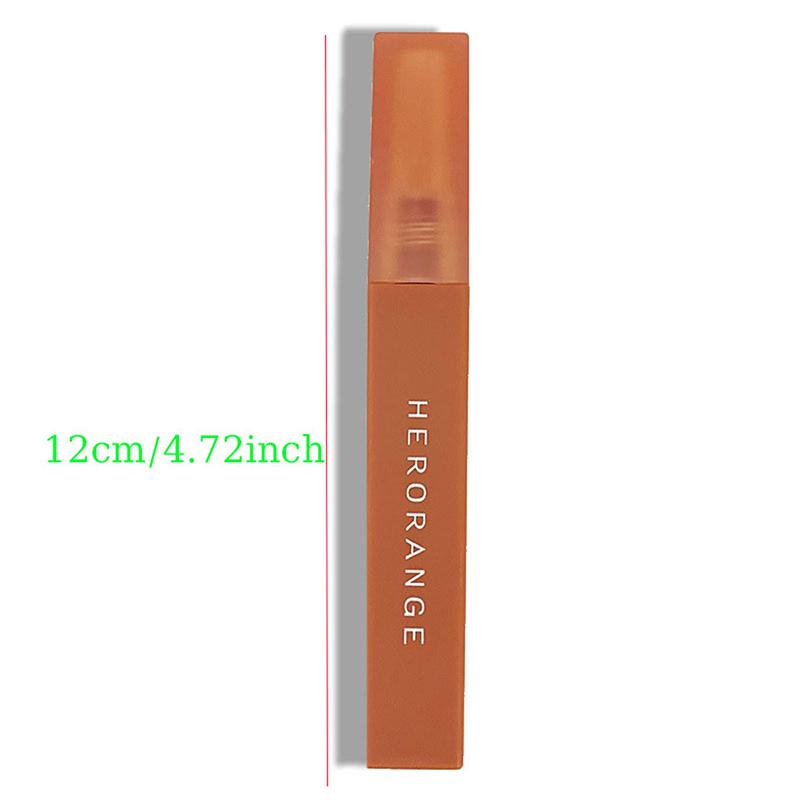 Herorange Velvet Matte Lip Gloss Glaze Waterproof Long-Lasting Liquid Lipsticks Tint Silky Texture Pigment Cosmetics