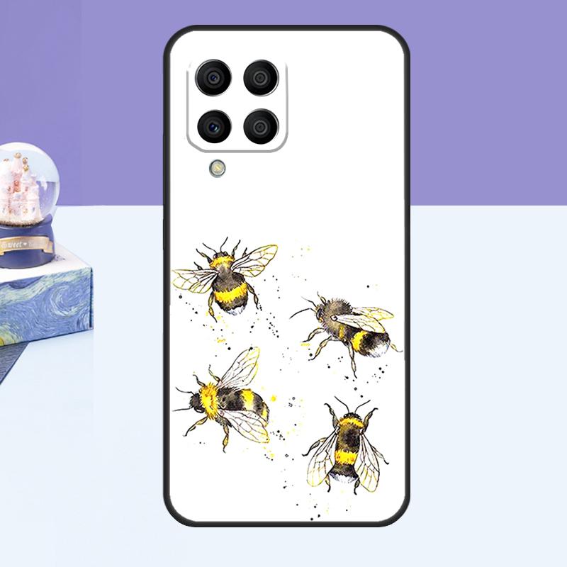 Bee Bumblebee Case For Samsung Galaxy M53 M33 M15 M35 M55 M11 M14 M34 M54 M31 M51 M12 M32 M52 M16 M36 M56