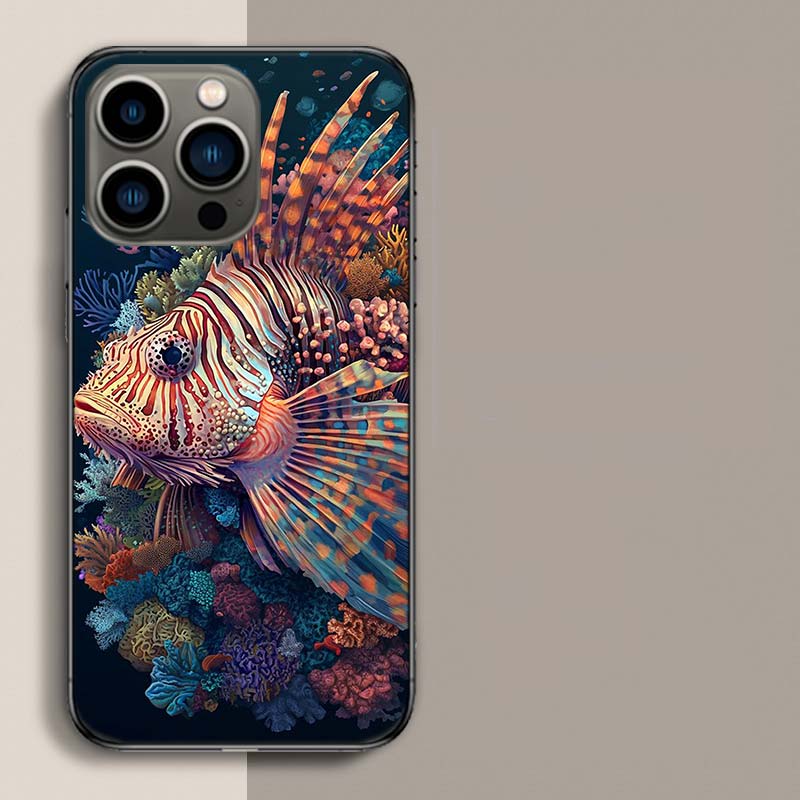 

Clown Fish in the Sea or Ocean Phone Case For Iphone 17 Air 15 Pro 14 Plus 16 Pro Max 17E 16E 12 13 Mini 11 Cover Cute Fundas iPhone 12