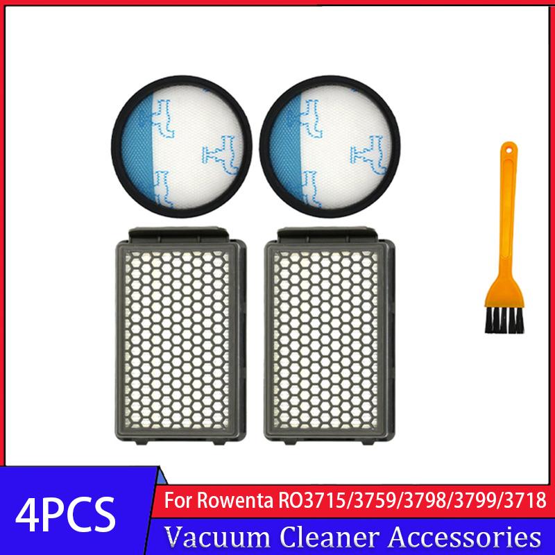 For Rowenta RO3715 3759 3798 3799 3718 Samurai SG3751WA Spare Hepa Filter Kit Part Replacement For Compact Power Cyclonic Vacuum