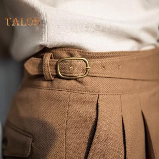 Pantalon de costume pour homme, fermeture éclair, taille réglable, coupe droite, style anglais, couleur unie, ample, formel, style professionnel, tenue de bureau