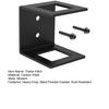 Trailer Hitch 2-Inch Tow Hook Storage Rack Heavy Duty Steel Powder-Coated Wall Mount Bracket Rear Bumper Tow Hook
