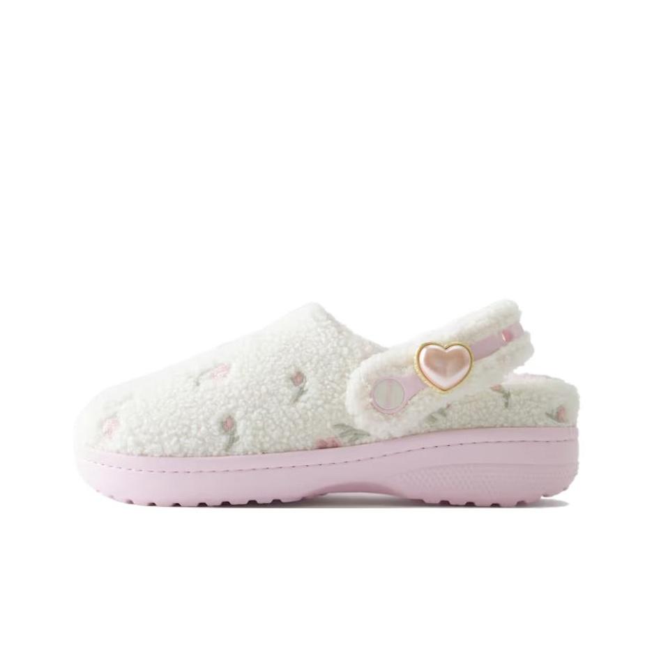 Hollister X Crocs Classic Clog Comfortable Simple Low-Top Casual Shoes Unisex Shoes Beige 211775-6ZW