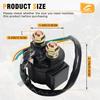 Cyleto GY6 Starter Solenoid Relay For 4-Stroke 110Cc 150Cc 50Cc 125Cc 200Cc 250Cc 70Cc 90Cc ATV 4 Wheel Scooter Go Kart Quad Moped Dirt Pit Bike