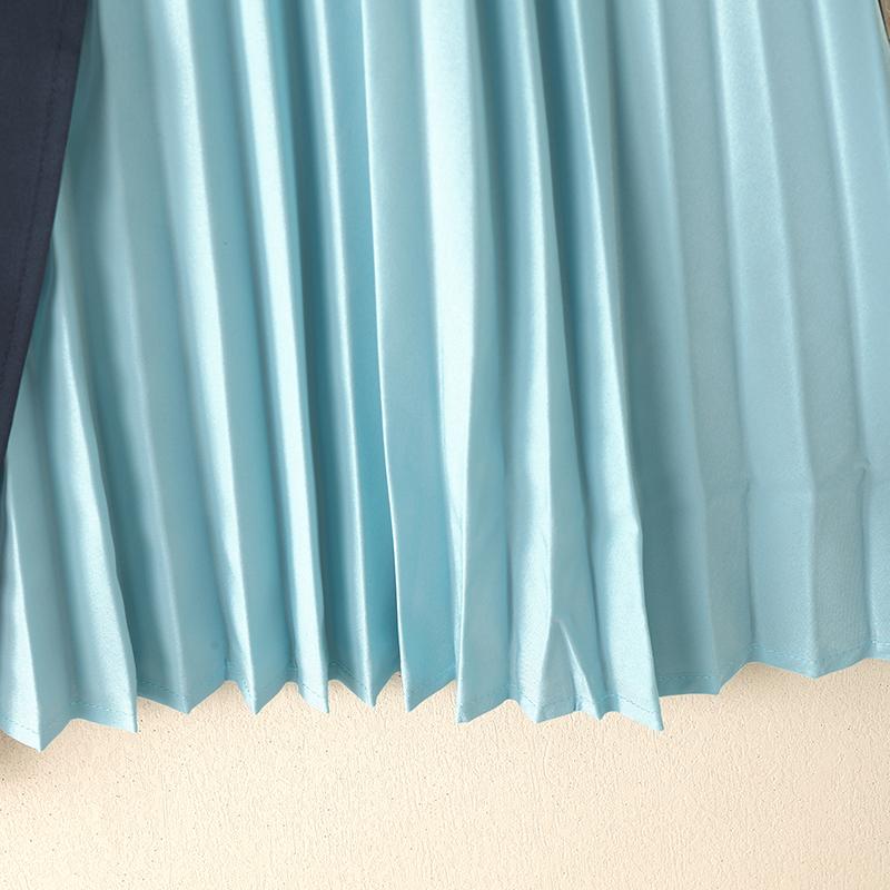 ZANZEA Women Summer Round Neck Short Sleeve Casual Patchwork Dress