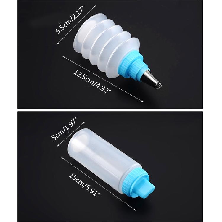 Squeeze Bottles for DIY Cupcake Cookie Cake Decorating Sugarcraft Baking