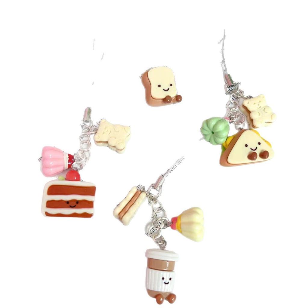 Girlish Cartoon Charm: Cute Mobile, Bag, and Car Key Accessory
