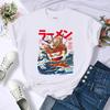 A Bowl Of Sushi Noodles Floating On The Sea Womens T-Shirts Fashion Soft Tshirts Street Comfortable Tops Harajuku Casual T Shirt