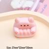 3D Bear Sofa Cartoon Shoe Charms, Cream Glue, Resin DIY Jewelry Accessories