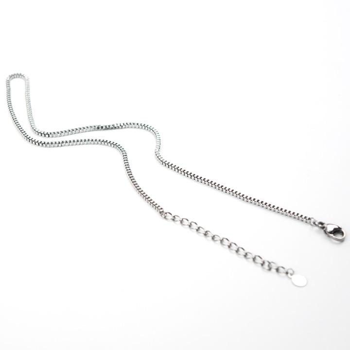 Glory_Arden Square Box Chain Choker / Ghmn-146