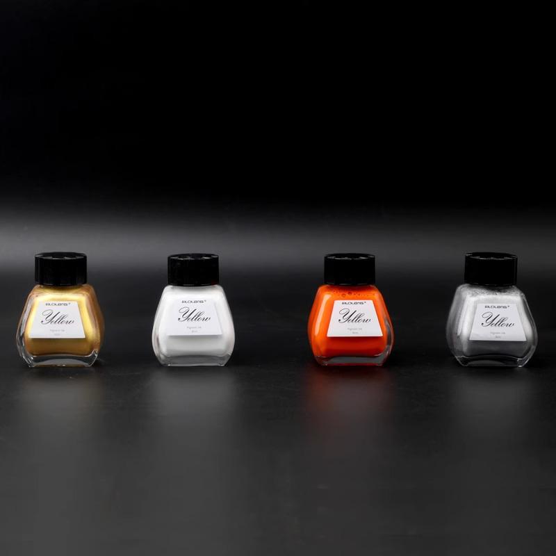 Feiluo Jin Mo Zhi Gold Powder Ink, Four Treasures for Writing Couplets & Chinese Painting, Vermilion Script Pigment.