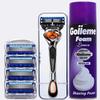 5-Blade Durable Manual Shaving Razor for Face