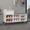 Vidaxl Shoe Rack, White, 102X36X60 Cm, Wood-Based Material