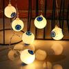 Outdoor Halloween LED Ghost Eye Ball Flashing String Lights for Decoration
