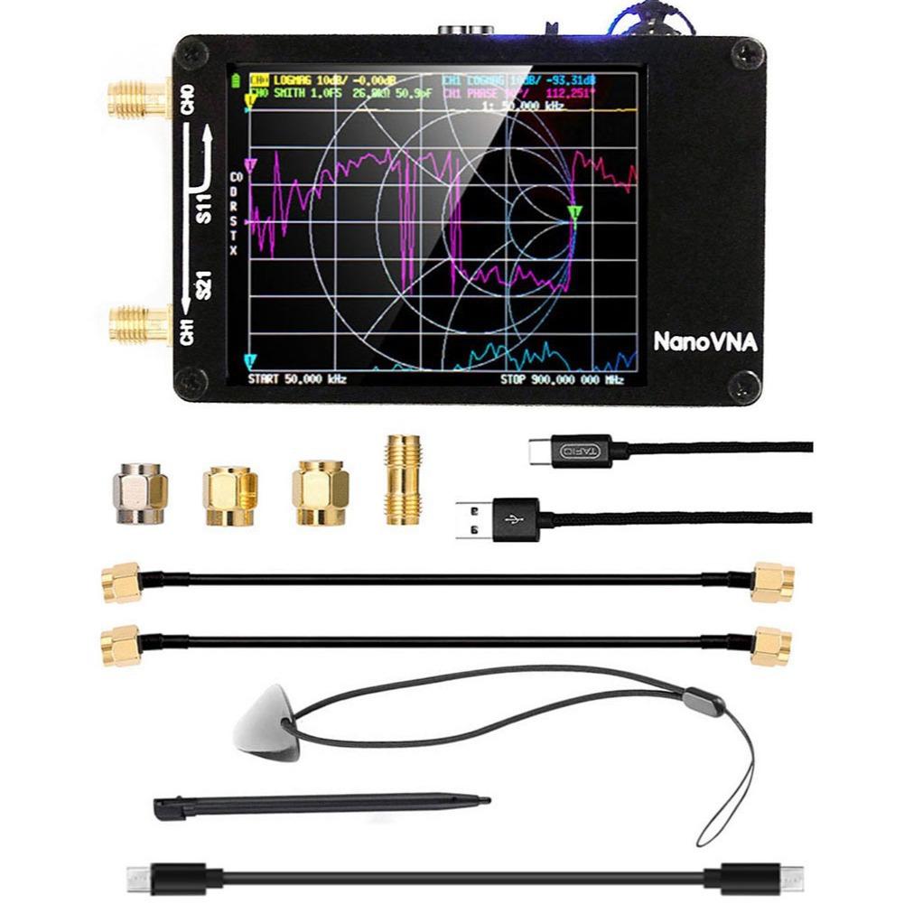 H Upgraded Antenna Vector Network Antenna Analyzer MF HF VHF UHF with SD Card Slot
