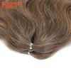 BELLA 24 Zoll Body Wave Häkelhaar 3 Stück Synthetisches Haar Zöpfe Kunsthaar Ombre Blond Braun Natürliche Flecht-Haarverlängerungen