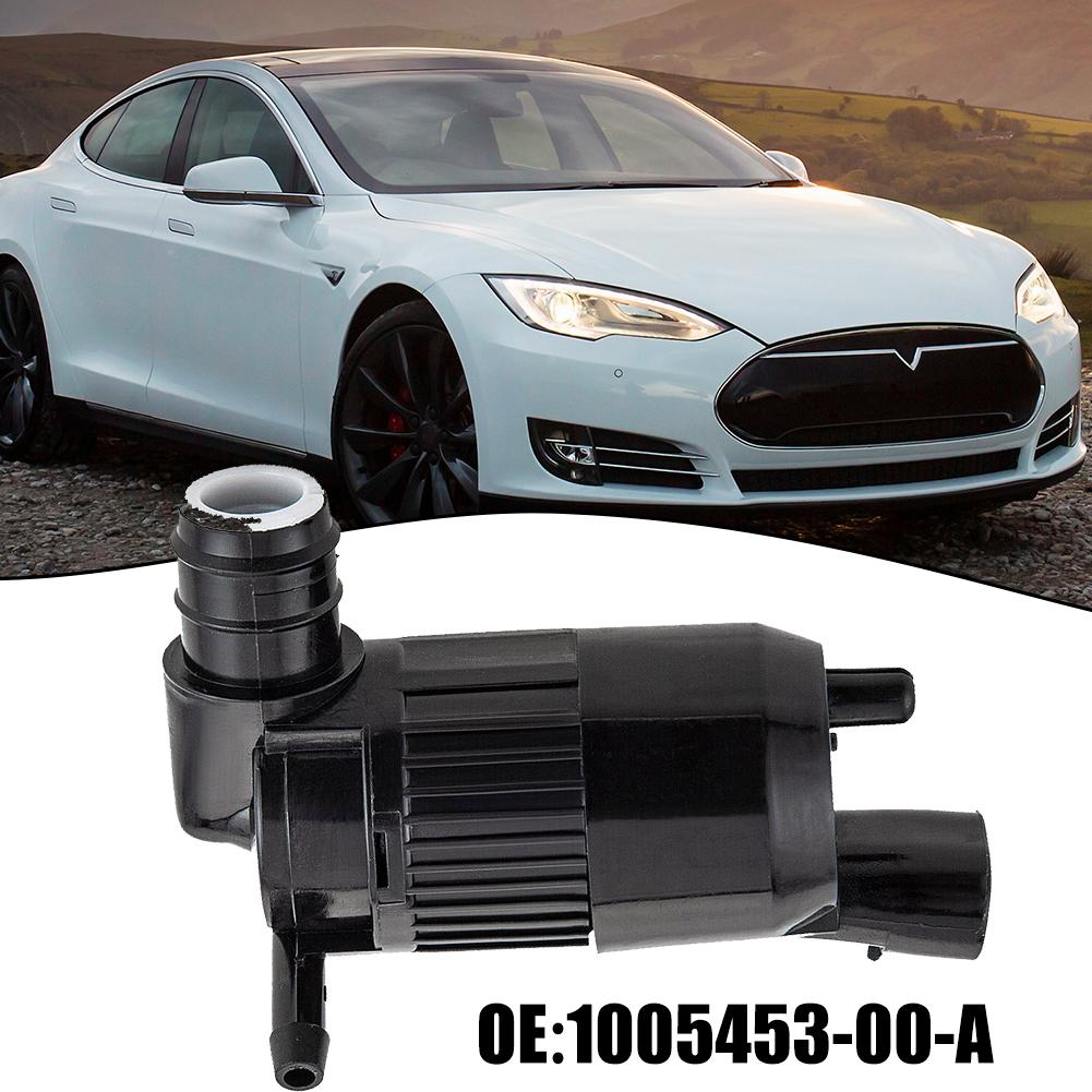 Brand New Durable High Quality Washer Pump Parts & Accessories 1pcs ABS Black 1005453-00-A 1pack For Tesla Model S