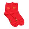 1 Pair Warm Thicker Breathable Comfortable Winter Sports Decorative Fu Red Socks