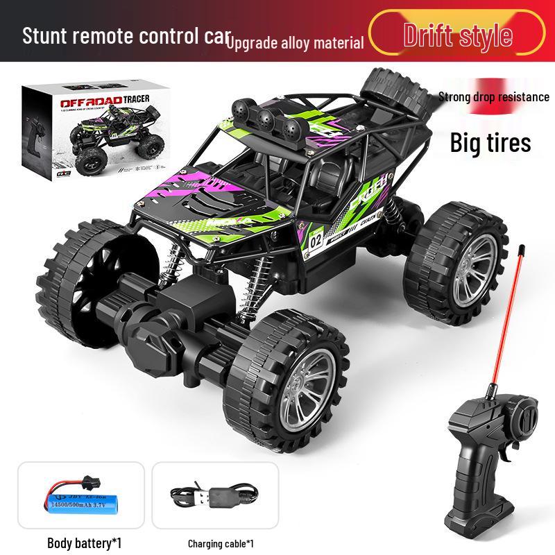 

Внедорожник с металлическим корпусом и пультом управления 2,4 ГГц: Игрушка Биг Фут 4WD Рок Кроулер с функцией распыления для детей