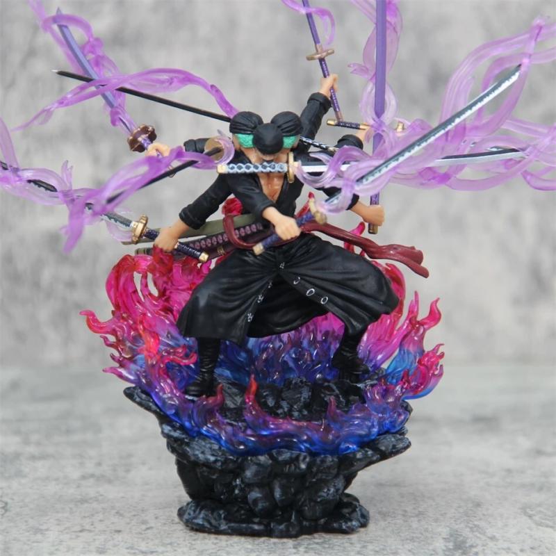 15cm Anime Figure Asura Roronoa Zoro Statue Action Figure Collection Model