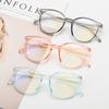 Blue Light Glasses Women PC Frame Resin Lens Anti Blue Light Blocking Radiation Trend Clear Lenses Transparent Optical Spectacle