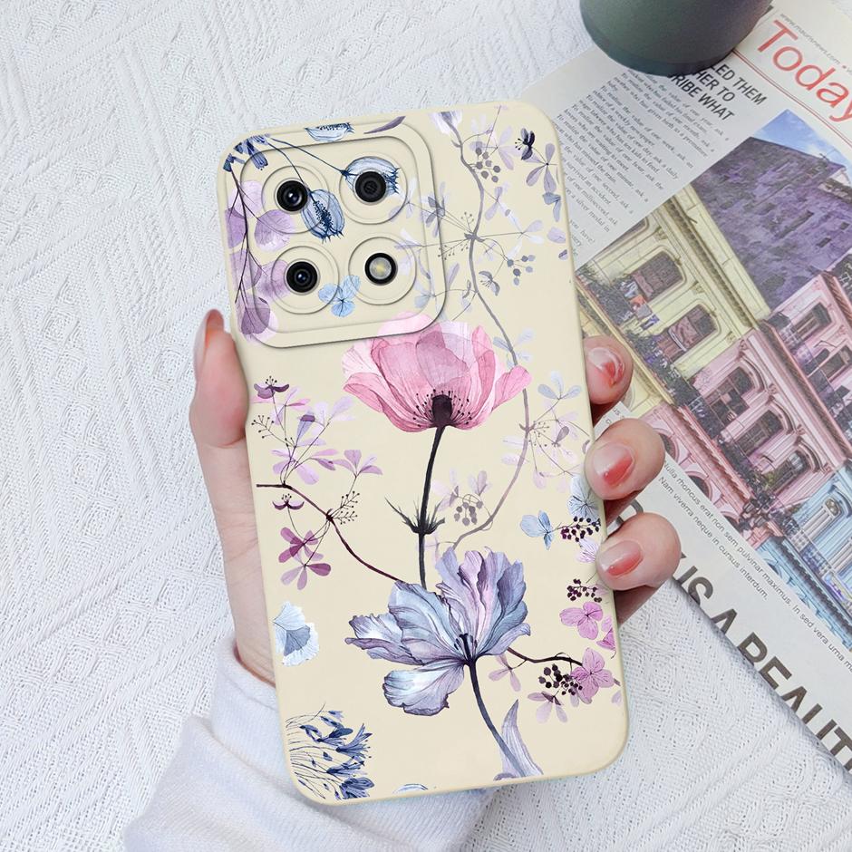 For Honor X8a X8b Cases Cute Dinosaur Leopard Print Liquid Silicone Protective Cover For Honor X8A Honor X8B 6.7 Inches Fundas